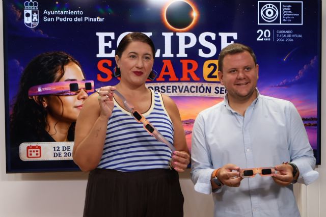 San Pedro del Pinatar y el COORM presentan una campaña para observar el eclipse solar con seguridad - 2, Foto 2