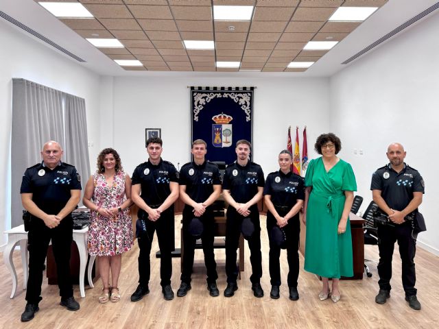 Puerto Lumbreras incorpora cuatro nuevos agentes a la plantilla de Polic�a Local