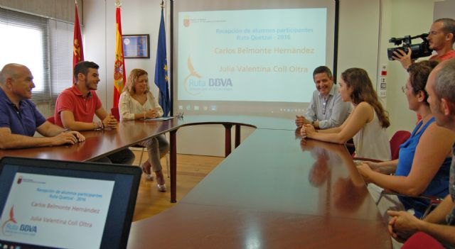 Dos alumnos murcianos participan en la Ruta BBVA entre México y España junto a 180 jóvenes de 15 países - 1, Foto 1