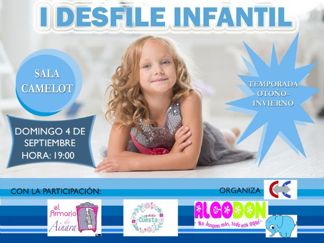 La Sala Camelot acogerá este próximo domingo el I primer Desfile de Moda Infantil - 1, Foto 1