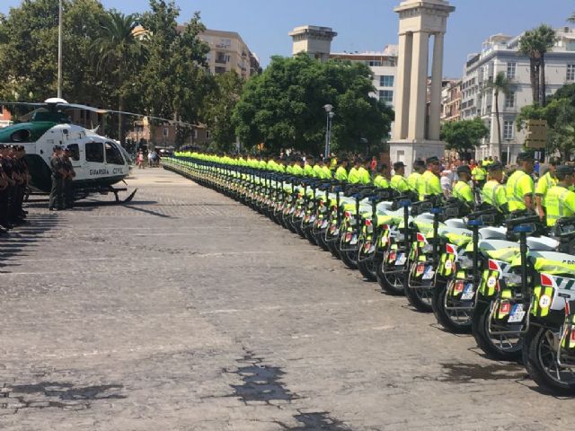 128 guardias civiles de la UMSV y un centenar de la Zona de Murcia velarán por la seguridad de La Vuelta 2108 a su paso por la Región - 2, Foto 2