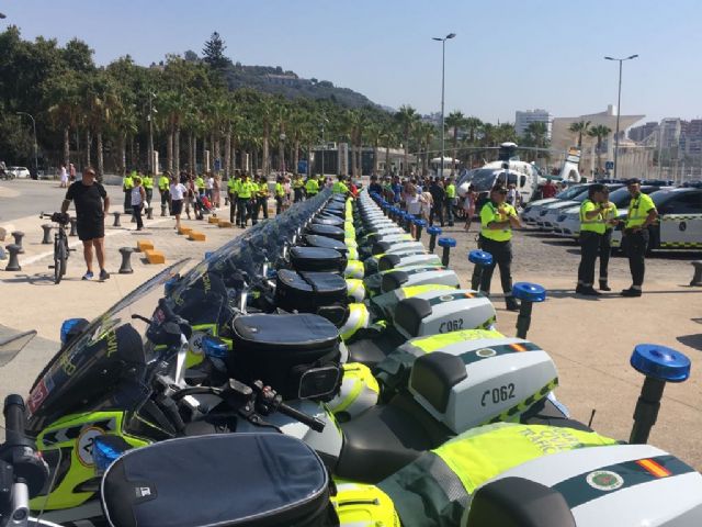 128 guardias civiles de la UMSV y un centenar de la Zona de Murcia velarán por la seguridad de La Vuelta 2108 a su paso por la Región - 3, Foto 3