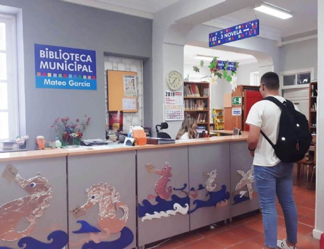 The "Mateo García" Municipal Library returns to its normal morning and afternoon hours starting next September 9