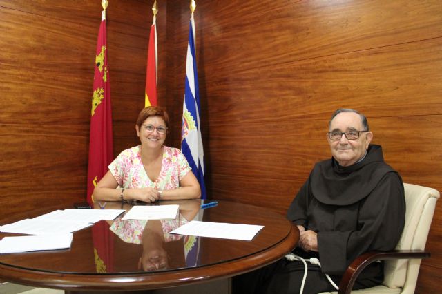El Ayuntamiento firma convenio de 12.000 euros con el Convento de Santa Ana para la restauración de la imagen del Cristo Amarrado - 1, Foto 1