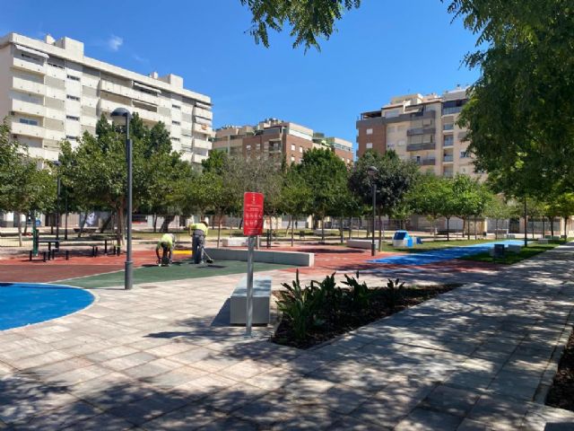 Avanzan las obras del eje peatonal de Ronda Sur que unirá los jardines Maestro Ibarra y José Antonio Camacho, promoviendo la actividad deportiva y los juegos en familia - 1, Foto 1
