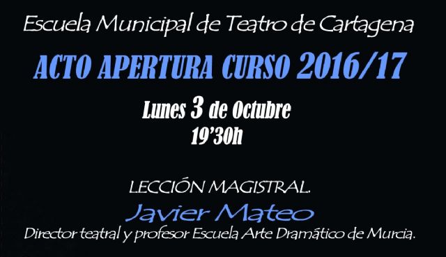La XX edición de la Escuela Municipal de Teatro abre este lunes sus puertas - 3, Foto 3