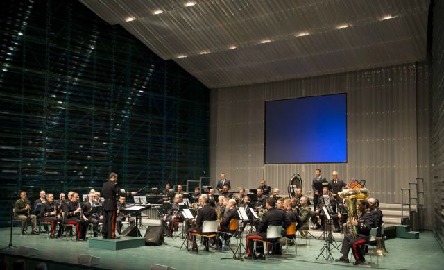 Con la actuación de la Unidad Musical del Tercio de Levante se celebran los 50 años la asociación ASTUS en El Batel - 1, Foto 1