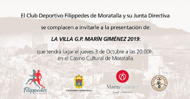 Este jueves, presentación de LA VILLA G.P. Marín Giménez - 1, Foto 1