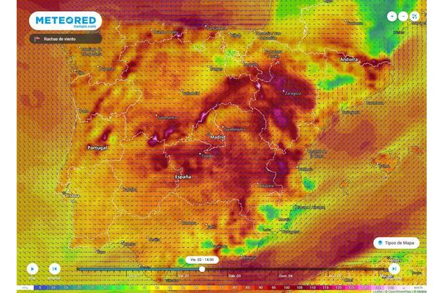 Una profunda borrasca, surgida de un proceso de ciclogénesis explosiva, provocará vientos huracanados - 1, Foto 1