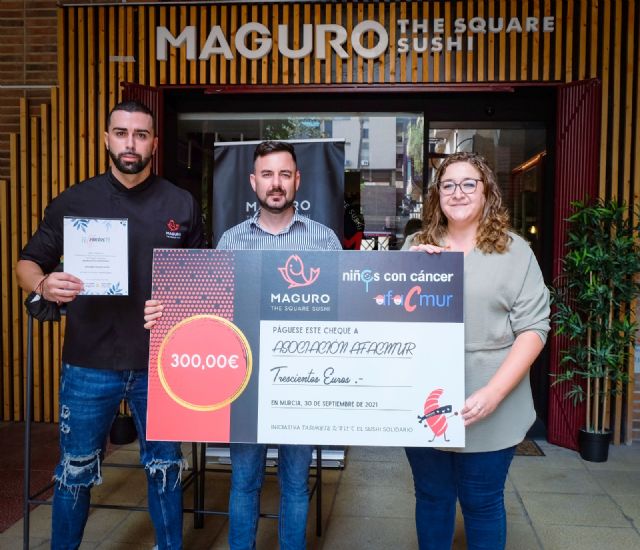 Maguro Square Sushi dona a Afacmur la recaudación de la iniciativa ´Tasukete, el sushi solidario´ - 4, Foto 4
