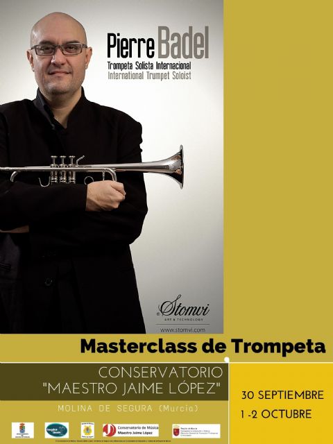 El Conservatorio Profesional de Música Maestro Jaime López de Molina de Segura organiza una master class de trompeta los días 30 de septiembre y 1 y 2 de octubre - 1, Foto 1