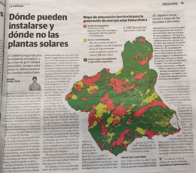 IU VERDES considera insuficiente la voluntad del Pleno para regular las grandes instalaciones solares - 1, Foto 1