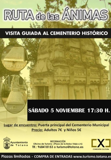 La Concejalía de Turismo organiza visitas guiadas a La Bastida y al Cementerio Municipal, y rutas ecoturísticas por Sierra Espuña durante el último trimestre del año, Foto 2