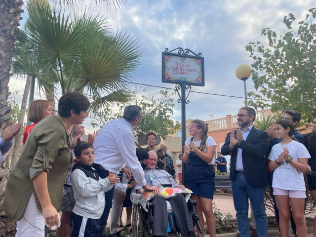 El Ayuntamiento de Lorca dedica una plaza, en Ramonete, a Miguel Calvo Zamora, quien fuera pedáneo durante 10 años, como reconocimiento a su trayectoria personal y profesional - 1, Foto 1