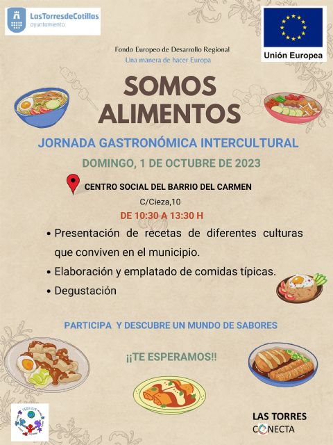 La EDUSI Las Torres Conecta anima a conocer otras culturas a través de su gastronomía - 1, Foto 1
