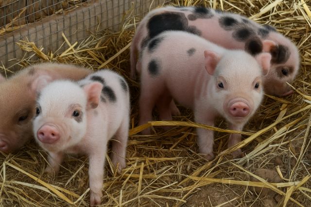 Terra Natura Murcia da la bienvenida a doce ejemplares de cerdo enano - 1, Foto 1