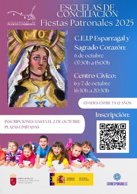 El Ayuntamiento de Puerto Lumbreras pone en marcha las Escuelas de Conciliación 'Fiestas Patronales 2025' - 1, Foto 1