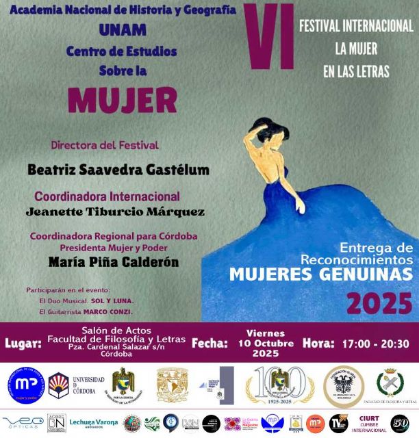 II Edición del Festival Internacional La Mujer en las Letras  Capítulo Córdoba: un encuentro único de literatura, música y voz femenina - 1, Foto 1