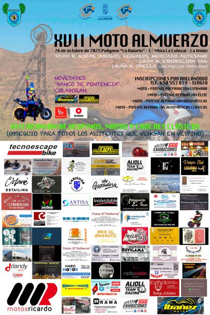 La Unión acogerá el XVII Moto Almuerzo el próximo 26 de octubre - 3, Foto 3