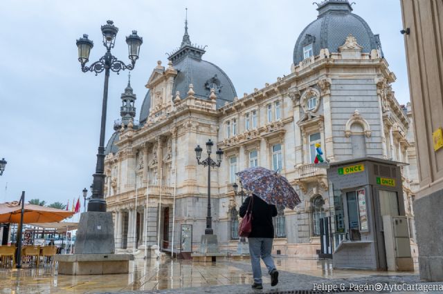 Cartagena supera el aviso naranja de lluvia sin incidencias pese a llover más de 75 litros de agua en La Azohía e Isla Plana - 1, Foto 1