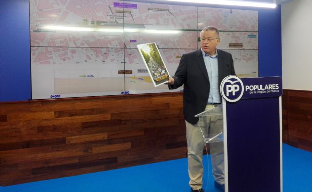 Bernabé: El soterramiento de las vías llevará el nombre y apellido de todos los murcianos - 1, Foto 1