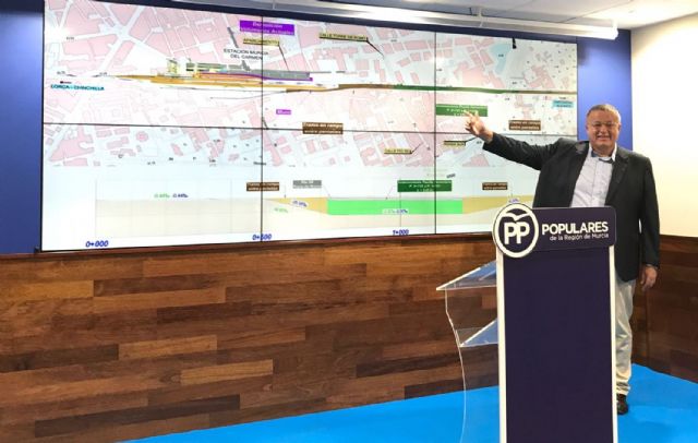 Bernabé: El soterramiento de las vías llevará el nombre y apellido de todos los murcianos - 2, Foto 2