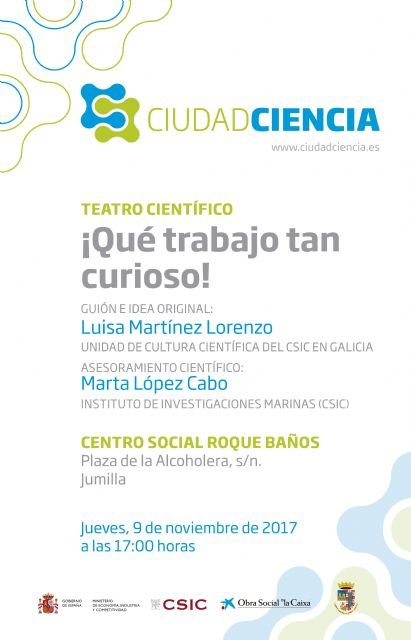 '¡Qué trabajo tan curioso!' vuelve a Jumilla de la mano de Ciudad Ciencia - 1, Foto 1