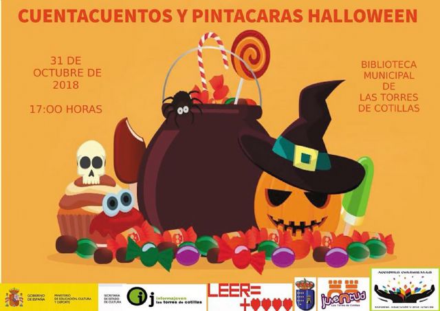 Los cuentacuentos gratuitos de la biblioteca municipal 'Rosa Contreras' se visten de Halloween - 1, Foto 1