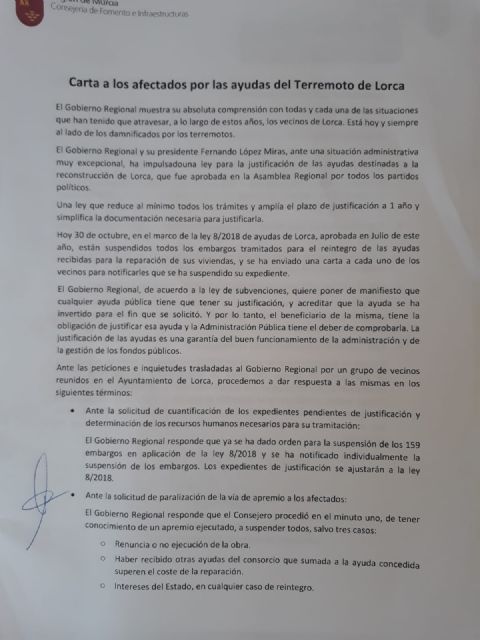 Los afectados por la devolución de las ayudas de los terremotos levantan el encierro tras conseguir que se acepten todas sus peticiones - 2, Foto 2