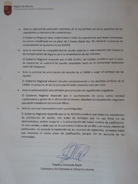 Los afectados por la devolución de las ayudas de los terremotos levantan el encierro tras conseguir que se acepten todas sus peticiones - 3, Foto 3