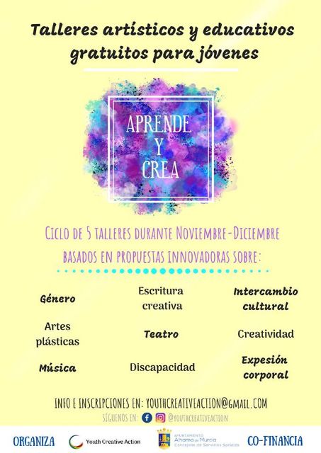 Ciclo de talleres educativos y artsticos Aprende y crea, Foto 1