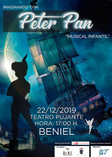 El musical Imaginando con Peter Pan aterriza el 22 de diciembre en la Región de Murcia - 1, Foto 1