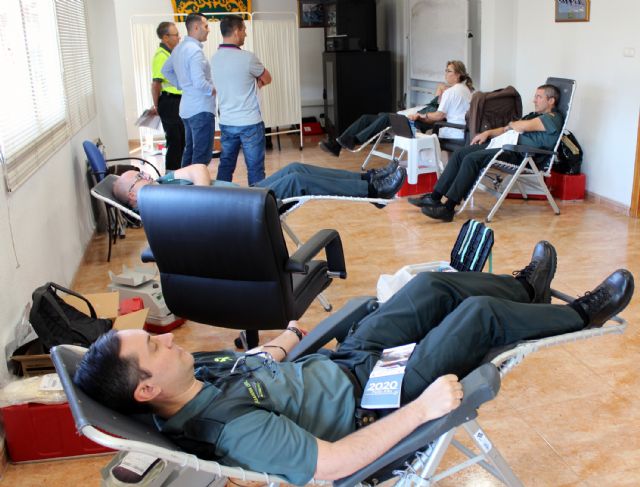 La Guardia Civil colabora altruistamente en la campaña de donación de sangre en Murcia un año más - 1, Foto 1
