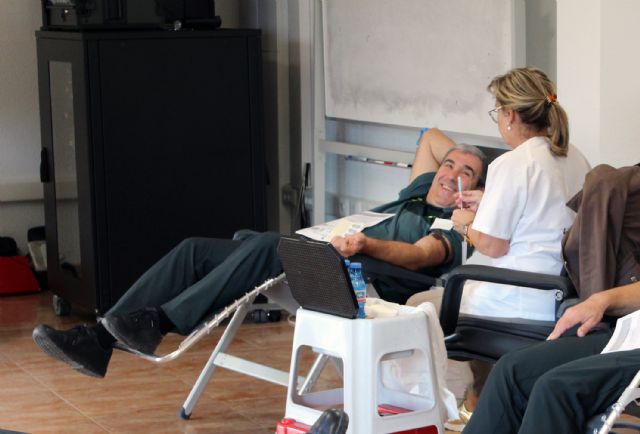 La Guardia Civil colabora altruistamente en la campaña de donación de sangre en Murcia un año más - 2, Foto 2