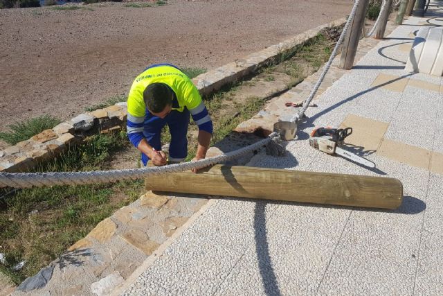 Infraestructuras repara el paseo marítimo de La Azohía - 1, Foto 1