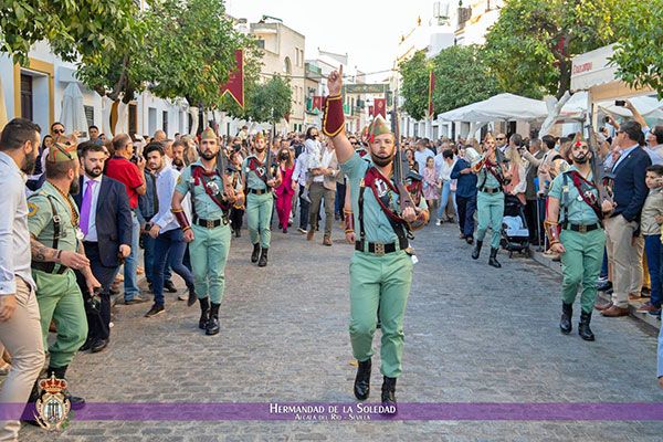 El Honorable Cuerpo de la Legión visitó a la hermandad de la Soledad - 1, Foto 1