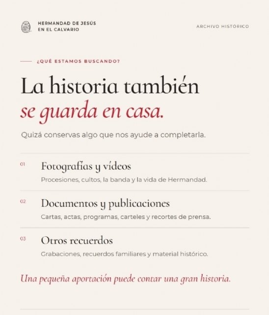 La Hermandad del Calvario busca fotografías y documentos históricos para conmemorar su centenario en 2028 - 3, Foto 3