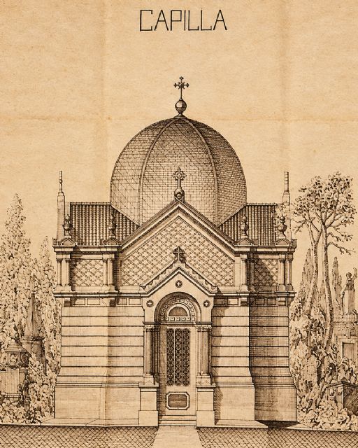 A la restauración de la capilla del cementerio, recordando la labor del arquitecto Justo Millán Espinosa, Foto 3