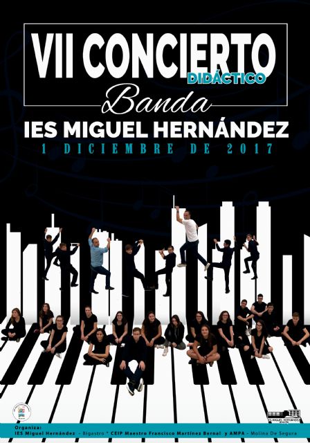 La AMPA del Colegio Maestro Francisco Martínez Bernal de Molina de Segura organiza el VII concierto didáctico a cargo de la Banda del IES Miguel Hernández de Bigastro el viernes 1 de diciembre - 1, Foto 1