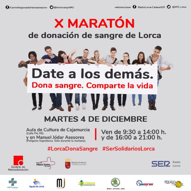 El Centro Regional de Hemodonación sale a la calle para concienciar sobre la necesidad de donar sangre en Navidad - 1, Foto 1