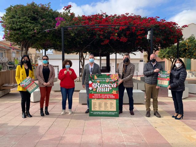 Comerciantes y Empresarios del Campo de Murcia presentan la campaña Rascamur para fomentar y apoyar el comercio local - 1, Foto 1