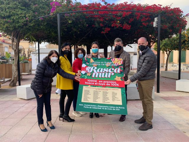 Comerciantes y Empresarios del Campo de Murcia presentan la campaña Rascamur para fomentar y apoyar el comercio local - 3, Foto 3