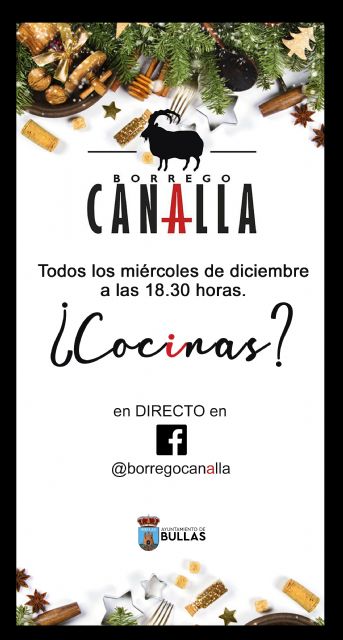 El Ayuntamiento de Bullas te invita a cocinar con Borrego Canalla - 1, Foto 1