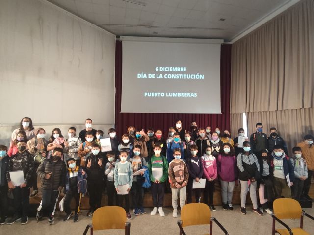 El Ayuntamiento de Puerto Lumbreras acoge plenos infantiles, para conmemorar el día de la Constitución - 2, Foto 2