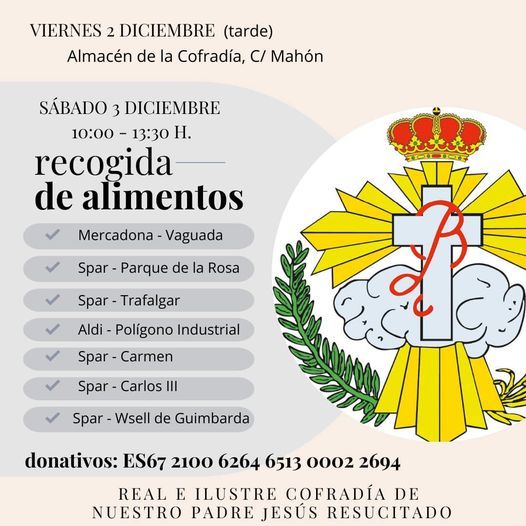 Recogida de alimentos este fin de semana - 1, Foto 1