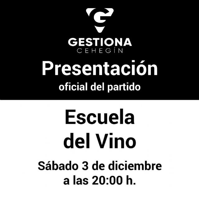 Presentación oficial del partido Gestiona Cehegín - 2, Foto 2