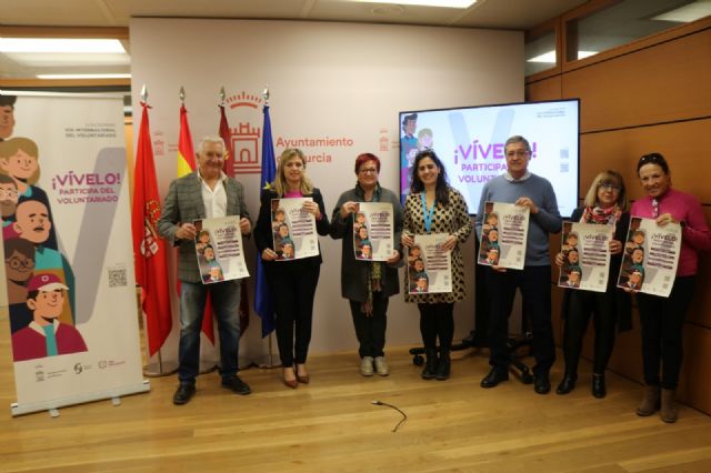 Murcia celebra el Día del Voluntariado animando a los murcianos a unirse a la red social de voluntarios - 1, Foto 1