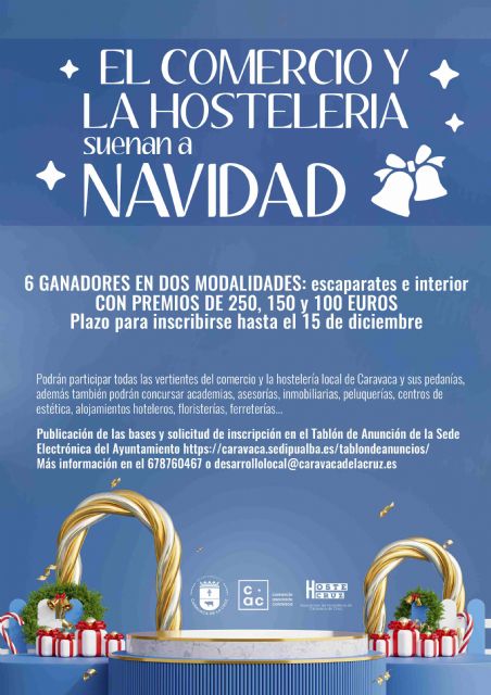 El Ayuntamiento de Caravaca convoca el primer concurso de decoración 'El comercio y la hostelería suenan a Navidad' - 1, Foto 1