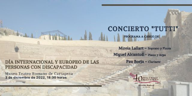 La Asamblea Regional organiza un concierto con motivo del Día Internacional de las Personas con Discapacidad - 1, Foto 1