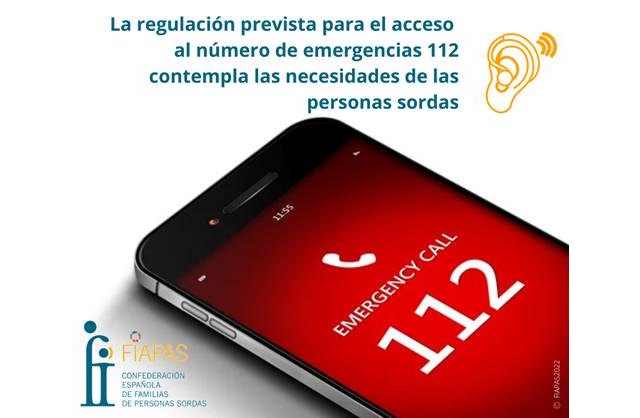 La regulación prevista para el acceso al número de emergencias 112 contempla las necesidades de las personas sordas - 1, Foto 1